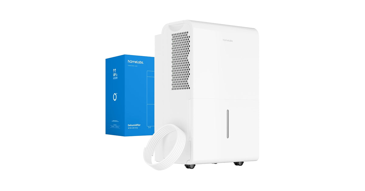 50-pint dehumidifier with built-in pump