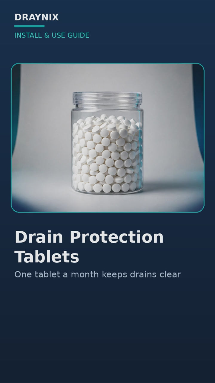 Draynix install guide — Drain Protection Tablets
